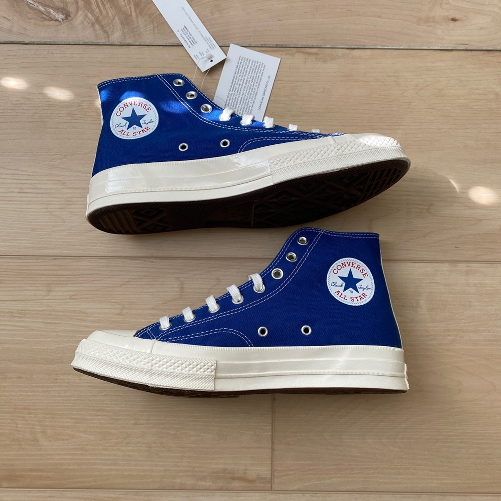 CONVERSE X COMME DES GARÇONS PLAY ALL STAR CHUCK - BLUE - Picture 2 of 9